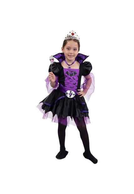 DISFRAZ VAMPIRESA NIÑA Purpura