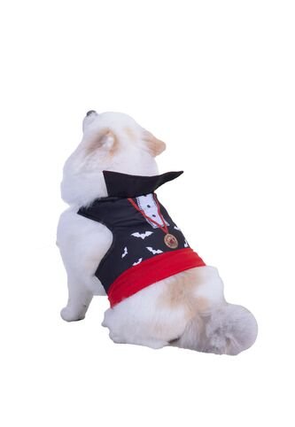 DISFRAZ DRACULA MASCOTAS Negro Fantastic Night