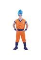 DISFRAZ GOKU HOMBRE Naranja de Fantastic Night