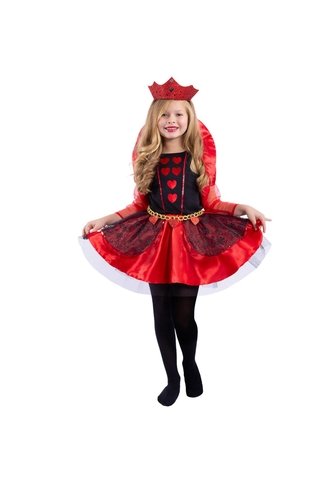 DISFRAZ RED QUEEN NIÑA Rojo Fantastic Night