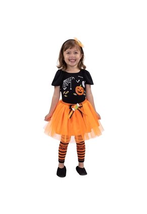 DISFRAZ CALABACITA NIÑA Naranja