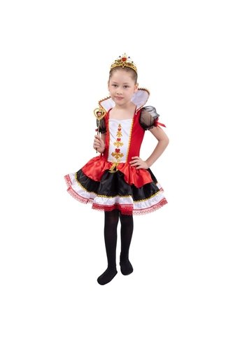DISFRAZ REINA DE CORAZONES NIÑA Rojo Fantastic Night