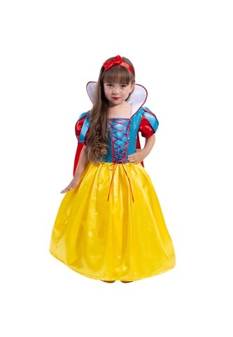 DISFRAZ PRINCESA DEL BOSQUE NIÑA Amarillo Fantastic Night
