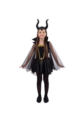 DISFRAZ MALEVOLA NIÑA Negro
