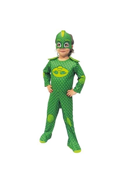 DISFRAZ PJ MASK GEKKO NIÑO Verde