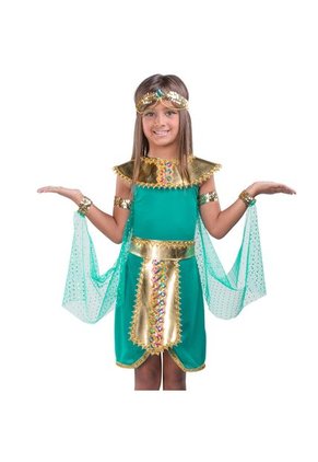 DISFRAZ PRINCESA EGIPCIA NIÑA Verde