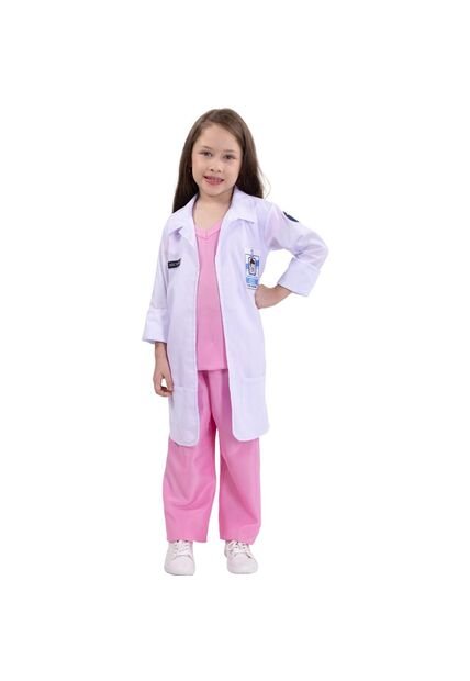 DISFRAZ DOCTORA NIÑA Rosa