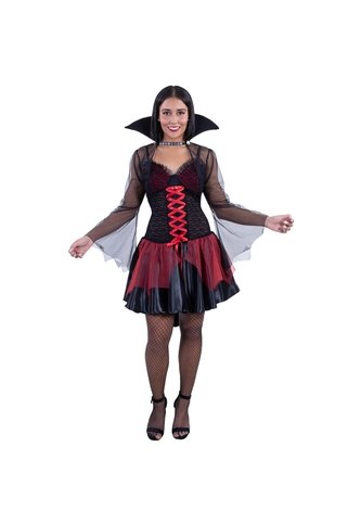 DISFRAZ VAMPIRESA MUJER Rojo Fantastic Night