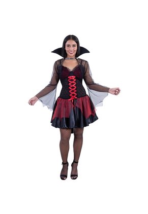 DISFRAZ VAMPIRESA MUJER Rojo