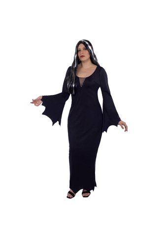 DISFRAZ MORTICIA MUJER Negro Fantastic Night