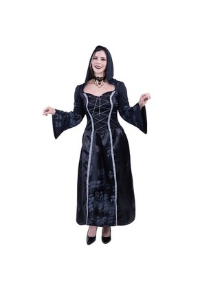 DISFRAZ CAZADORA DE ALMAS MUJER Negro