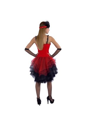 DISFRAZ CAN CAN MUJER Rojo
