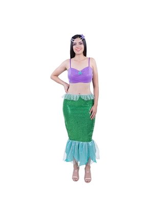 DISFRAZ SIRENITA MUJER Purpura