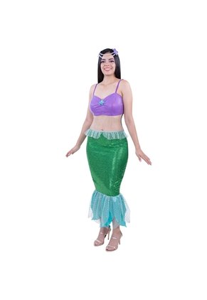 DISFRAZ SIRENITA MUJER Purpura