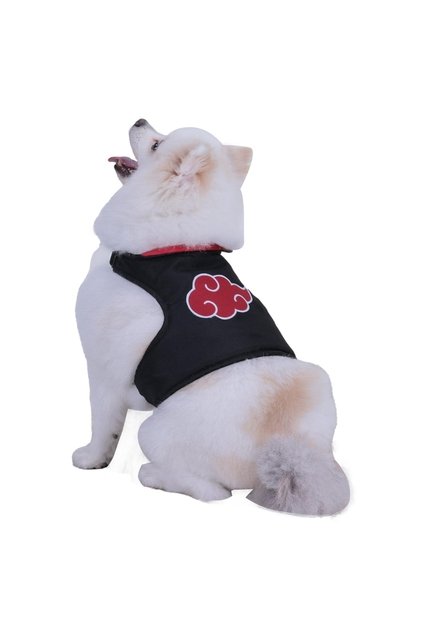 DISFRAZ CAPA AKATSUKI MASCOTAS Negro