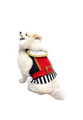 DISFRAZ PIRATA MASCOTAS Rojo
