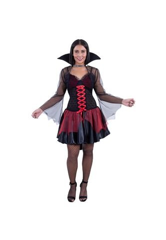 DISFRAZ VAMPIRESA MUJER Rojo Fantastic Night