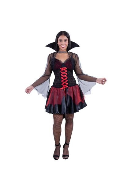 DISFRAZ VAMPIRESA MUJER Rojo