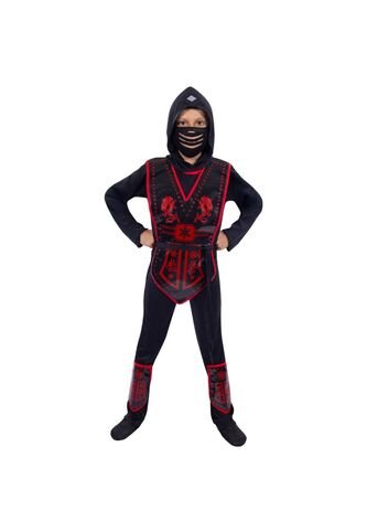 DISFRAZ GUERRERO NINJA NIÑO Rojo Fantastic Night