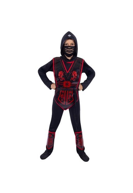 DISFRAZ GUERRERO NINJA NIÑO Rojo