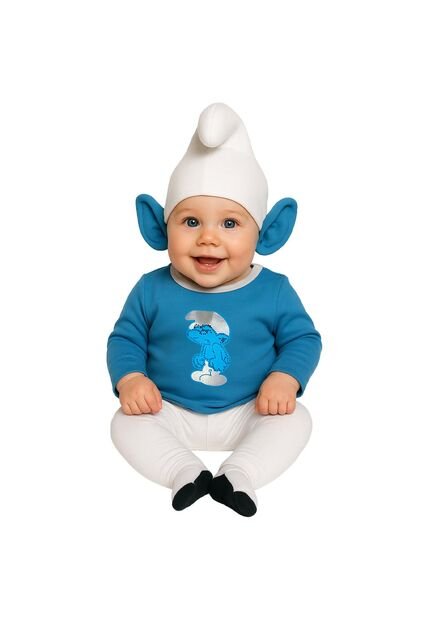 DISFRAZ GNOMO BEBE Azul
