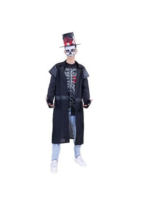 DISFRAZ LORD ESQUELETO HOMBRE Negro