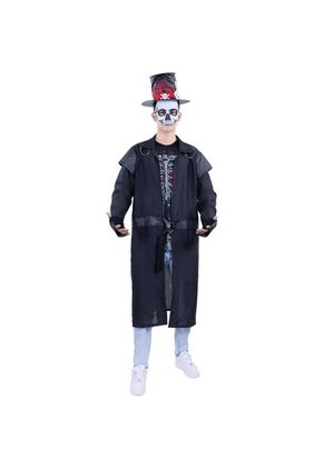 DISFRAZ LORD ESQUELETO HOMBRE Negro