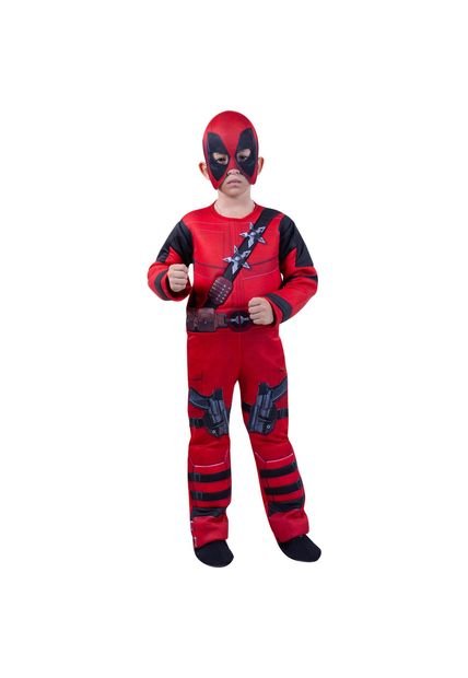 DISFRAZ SUPER NINJA NIÑO Rojo