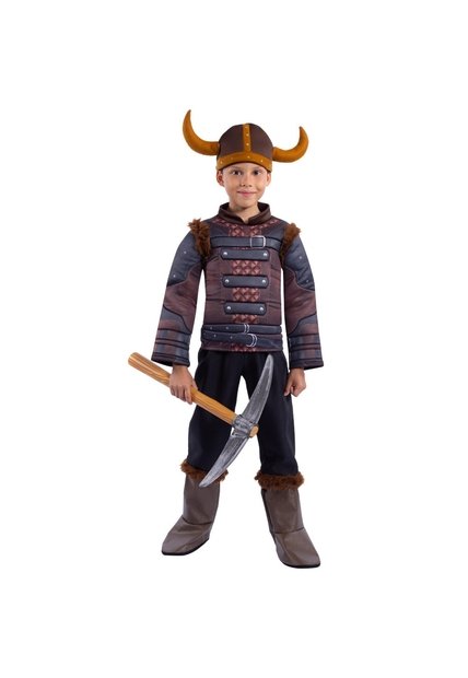 DISFRAZ VIKINGO NIÑO Negro