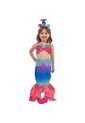DISFRAZ SIRENITA NIÑA Fucsia de Fantastic Night