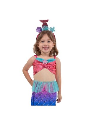 DISFRAZ SIRENITA NIÑA Fucsia