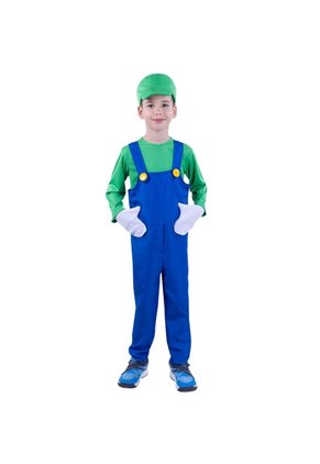 DISFRAZ GAMER L NIÑO Verde