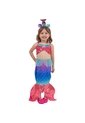 DISFRAZ SIRENITA NIÑA Fucsia de Fantastic Night