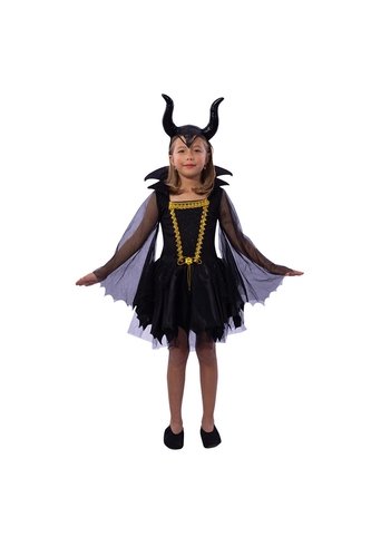 DISFRAZ MALEVOLA NIÑA Negro Fantastic Night