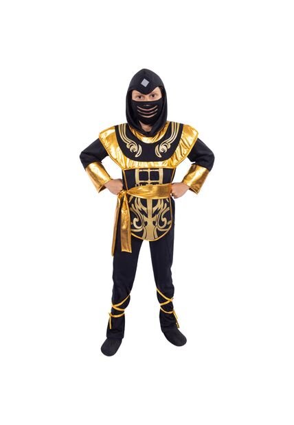 DISFRAZ NINJA NIÑO Negro