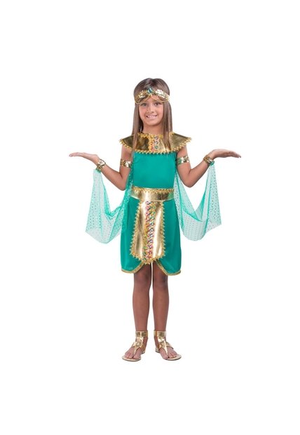 DISFRAZ PRINCESA EGIPCIA NIÑA Verde