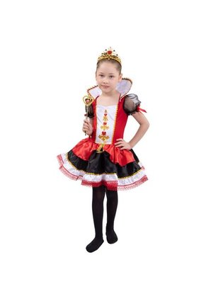 DISFRAZ REINA DE CORAZONES NIÑA Rojo