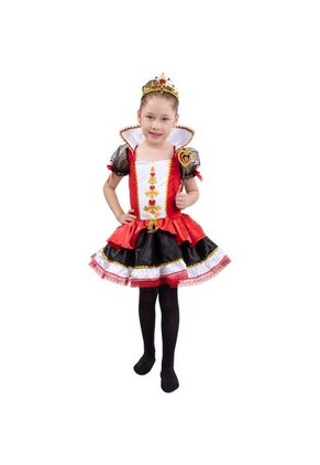 DISFRAZ REINA DE CORAZONES NIÑA Rojo