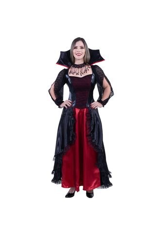 DISFRAZ REINA VAMPIRESA MUJER Negro Fantastic Night