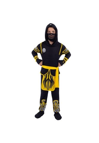 DISFRAZ COBRA NINJA NIÑO Amarillo Fantastic Night