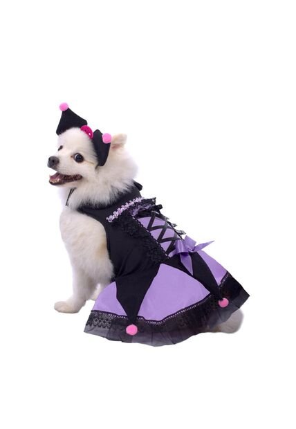 DISFRAZ CONEJITA GOTICA MASCOTA RAZAS PEQUEÑAS Purpura