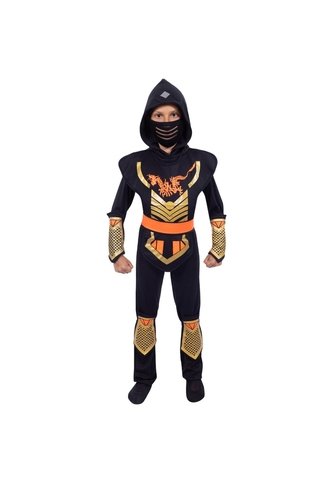 DISFRAZ REY NINJA NIÑO Naranja Fantastic Night