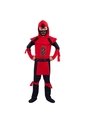 DISFRAZ SAMURAI NINJA NIÑO Rojo de Fantastic Night