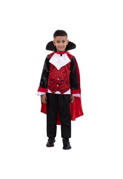 DISFRAZ VAMPIRO NIÑO Rojo