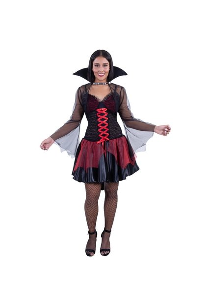 DISFRAZ VAMPIRESA MUJER Rojo