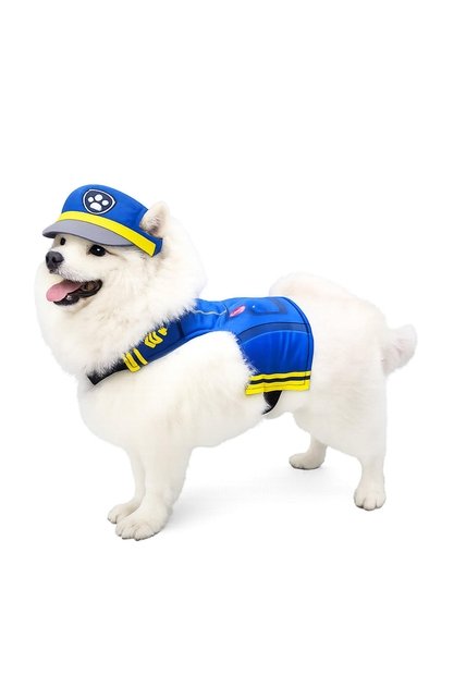 DISFRAZ PAW PATROL CHASE MASCOTAS RAZAS PEQUEÑAS Azul