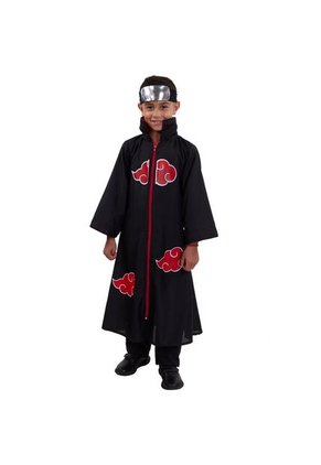 DISFRAZ CAPA NINJA NIÑO Negro