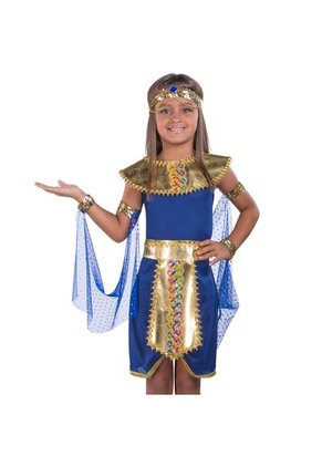 DISFRAZ PRINCESA EGIPCIA NIÑA Azul