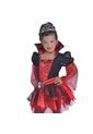 DISFRAZ PRINCESA VAMPIRESA NIÑA Rojo de Fantastic Night