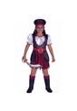 DISFRAZ PRINCESA PIRATA NIÑA Rojo de Fantastic Night